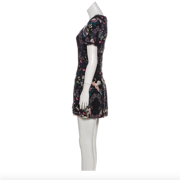 Alice + Olivia Floral Print Mini Dress - Picture 2 of 3
